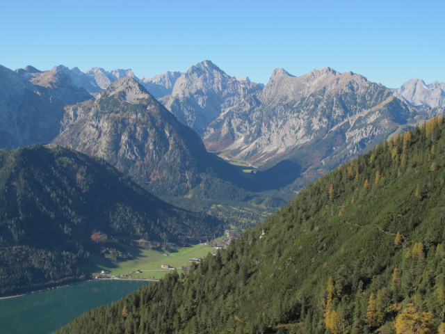 von der Dalfazalm Richtung Westen (20. Okt.)