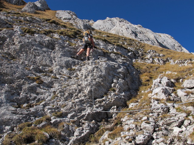 Hochiss-Klettersteig: Gudrun (20. Okt.)