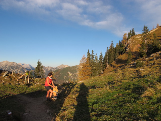 Gudrun auf Weg 413 bei Weg 32 (21. Okt.)