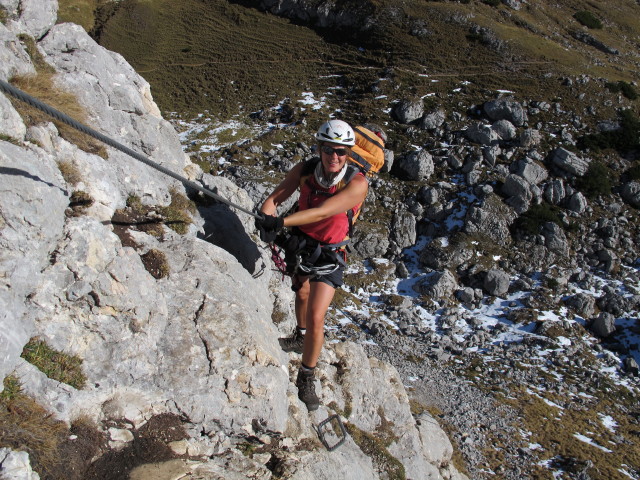 Haidachstellwand-Klettersteig: Gudrun (21. Okt.)