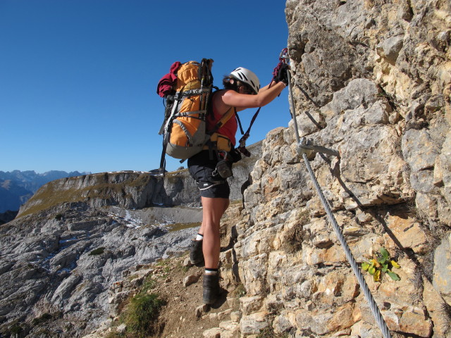 Rosskopf-Klettersteig: Gudrun (21. Okt.)