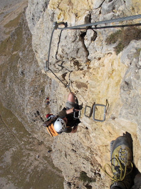 Rosskopf-Klettersteig: Christoph (21. Okt.)
