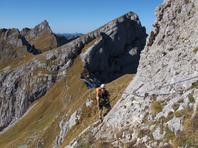 Rosskopf-Klettersteig: Christoph (21. Okt.)