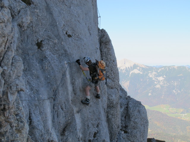 Seekarlspitze-Klettersteig: Christoph (21. Okt.)