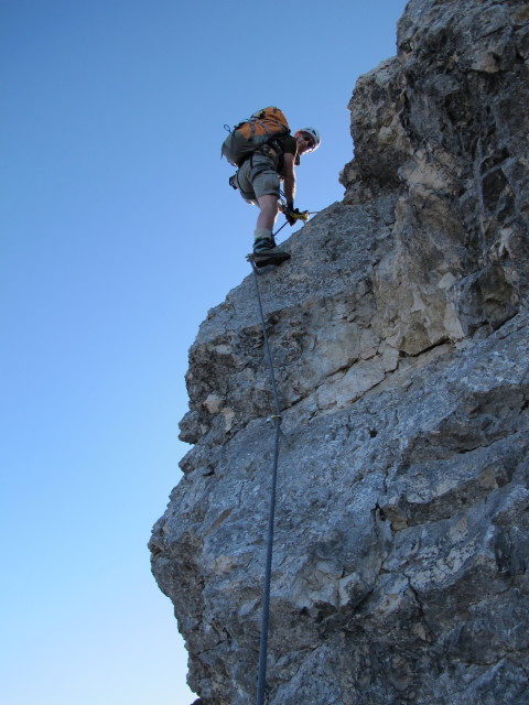 Seekarlspitze-Klettersteig: Christoph (21. Okt.)