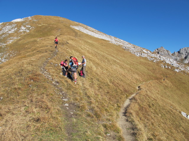 Gudrun zwischen Seekarlspitze und Spirljoch (21. Okt.)