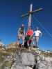 Christoph, Gudrun und ich auf der Rotspitze, 2.067 m (20. Okt.)