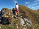 Christoph, Gudrun und ich am Streichkopf, 2.243 m (20. Okt.)