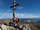 Ich, Gudrun und Christoph auf der Hochiss, 2.299 m (20. Okt.)