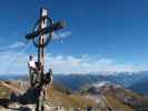 Ich und Christoph auf der Hochiss, 2.299 m (20. Okt.)