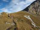 Gudrun und Christoph zwischen Haidachstellwand-Klettersteig und Haidachstellwand (21. Okt.)