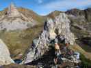 Haidachstellwand-Klettersteig: Gudrun bei der Clesida (21. Okt.)