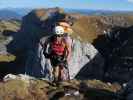 Seekarlspitze-Klettersteig: Gudrun im Ausstieg (21. Okt.)