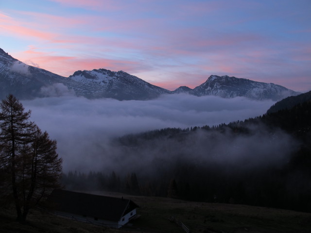 von der Sattelalm Richtung S&uuml;dosten