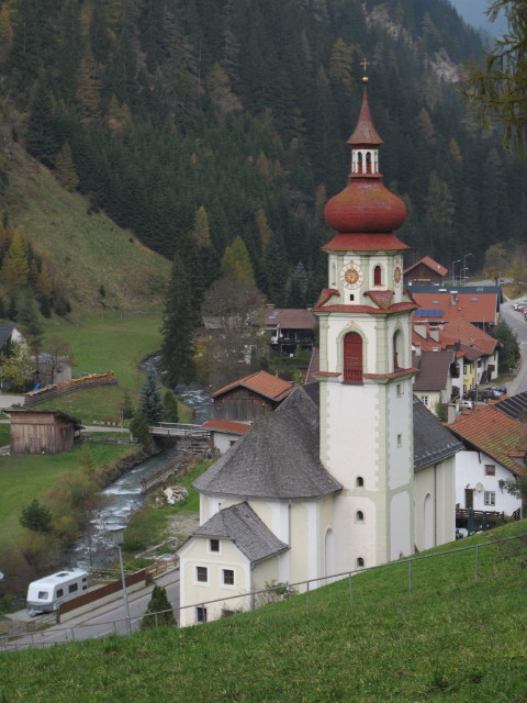 Kath. Pfarrkirche Mari&auml; Heimsuchung in Gries am Brenner, 1.164 m