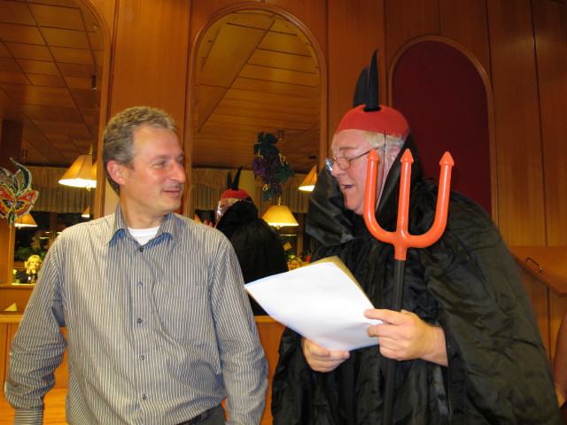 Erich und Peter im Landgasthof Sommer