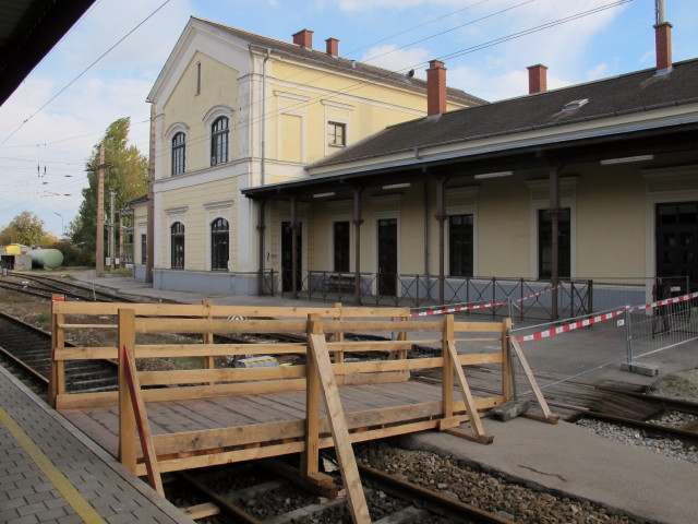 Bahnhof G&auml;nserndorf, 155 m