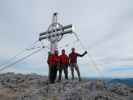 Gudrun, Christoph und ich auf der Preiner Wand, 1.783 m