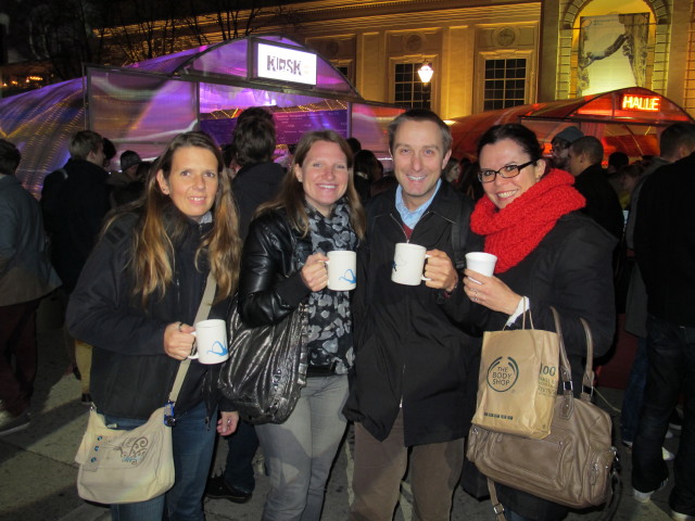 Marion, Doris, ich und Claudia