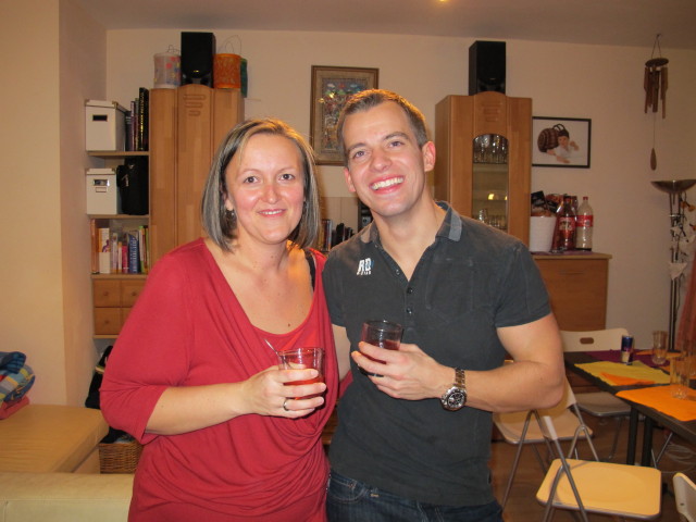 Daniela und Armin in Danielas Haus