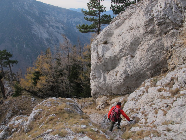 Christoph zwischen Mittagstein und Bahnhof Hirschwang