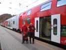 Christoph und Gudrun im Bahnhof Payerbach-Reichenau, 494 m