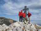 Gudrun, Christoph und ich am Krummbachstein, 1.602 m