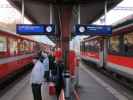 R 1158 und S11 2160 im Bahnhof Appenzell, 786 m (17. Nov.)