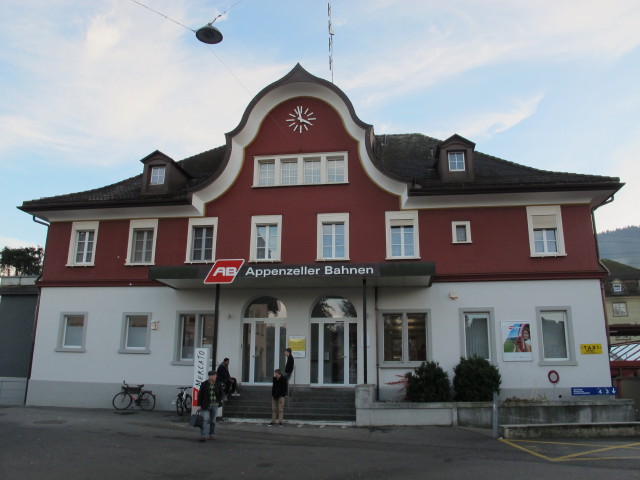 Bahnhof Appenzell, 786 m