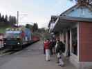 Romy, Alexander und Carmen im Bahnhof Zürchersmühle, 807 m