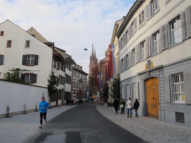 Markus, Alexander, Romy und Carmen in der Rittergasse