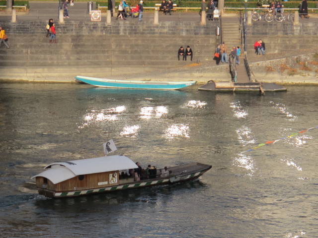 Münster-Fähre vom Münster aus