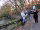 Romy, Alexander, Carmen und Markus beim St. Alban-Teich