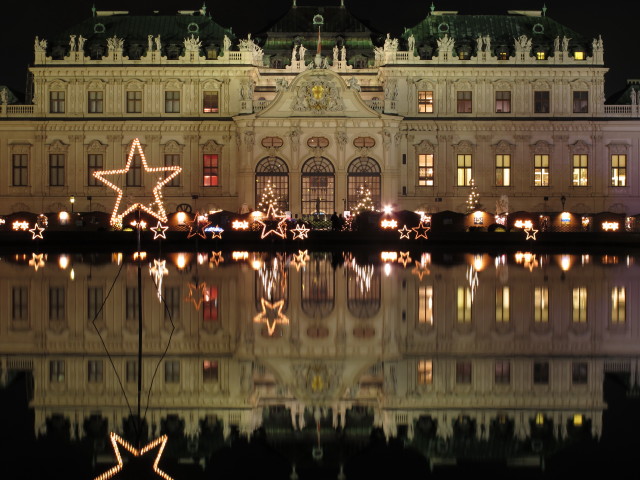 Weihnachtsdorf Schloss Belvedere