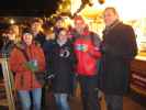 Carmen, Stefan, Florian, Katrin, ich und Wolfgang im Weihnachtsdorf Schloss Belvedere