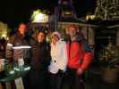 Udo, Nadja, Andrea und ich am Wintermarkt