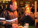 Udo und Nadja am Wintermarkt