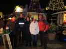 Wolfgang, Udo, Nadja, Andrea und ich am Wintermarkt