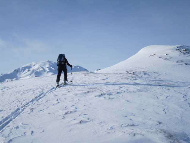 Martina zwischen Sidanjoch und Rosskopf