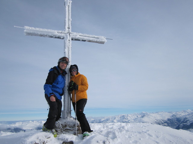 Ich und Martina am Rosskopf, 2.576 m