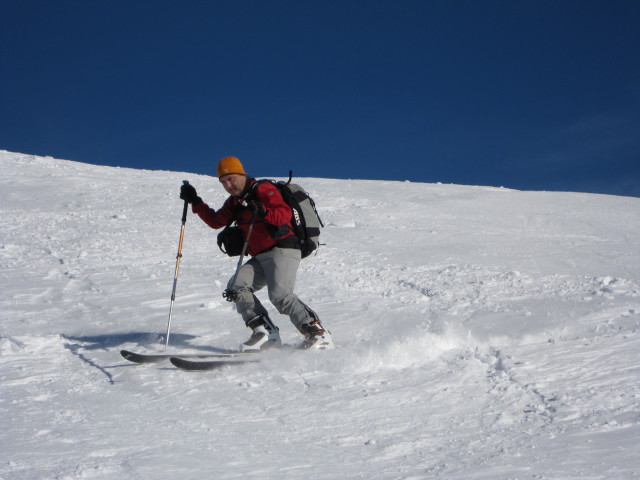 Erhard zwischen Flatschspitze und Enzianhütte