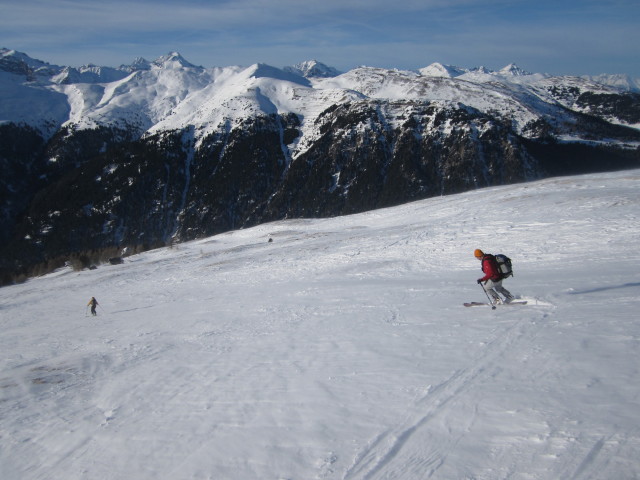 Martina und Erhard zwischen Flatschspitze und Enzianhütte