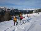 Martina und Erhard zwischen Flatschspitze und Enzianhütte