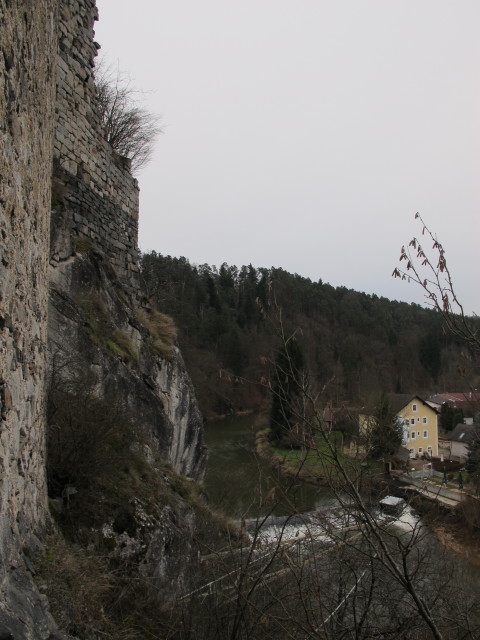 Thaya von der Burgruine Eibenstein aus