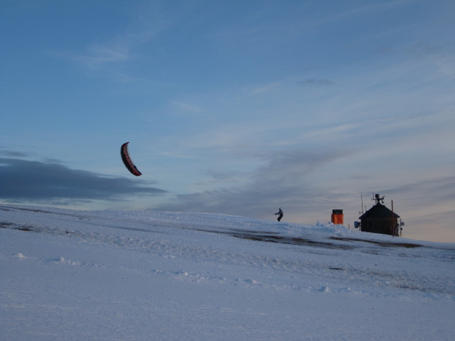 neben der Gipfelabfahrt