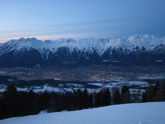 Innsbruck von der alten Startschleife aus