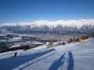 Innsbruck von der Bergstation der Panoramabahn aus