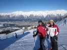 Ich und Stefan bei der Bergstation der Panoramabahn, 2.026 m