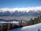 Innsbruck von der Olympiaabfahrt aus