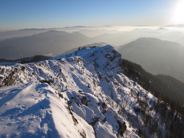 von der Schönleitenspitze Richtung Südwesten